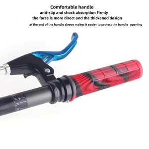 Bisiklet kolları Mtb kauçuk kilitli kavrama darbeye dayanıklı kaymaz dağ/yol bisikleti gidon kılıfı katlanır denge bisikleti aksesuarları - Product Image 3