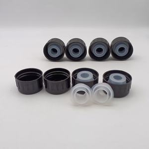 Gran oferta de alta calidad, tapón de rosca redondo de plástico para té de aceite de 30mm para envasar botellas de aceite de oliva con forro de plástico y volquete - Product Image 1