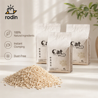 Litière pour chat en tofu de qualité supérieure, 1,0 mm - 4,0 mm, conception personnalisée, agglomération rapide, faible dispersion, sable de soja biodégradable pour