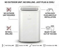 Nouveau Climatiseur Portable Mini 2027 OEM Vente en Gros 9000 BTU Refroidissement Chauffage Déshumidification Conforme 100% aux Normes UE / UK