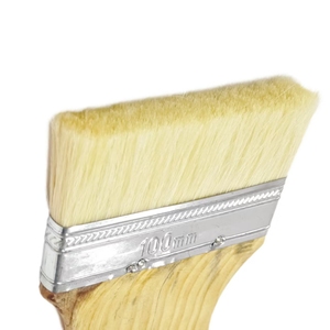 100mm Soft <b>Wool</b> DIY Industrial-Grade Wall Paint Brush <b>Wooden</b> Handle Customizable OEM/ODM Support Household Use 3 Months Warranty - Product Image 3