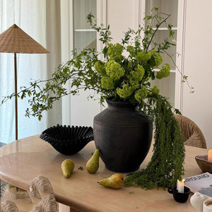 Vaso in ceramica opaco stile Wabi Sabi <span class=keywords><strong>moderno</strong></span> stile stile stile High-End vasetto in ceramica retrò decorazione da tavolo <span class=keywords><strong>rustico</strong></span> per la casa - Product Image 3