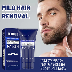 Crema Depilatoria Delicata EELHOE per <span class=keywords><strong>Uomo</strong></span>, per <span class=keywords><strong>Peli</strong></span> del <span class=keywords><strong>Petto</strong></span> e Barba, Idrata la Pelle, Non Irritante - Product Image 2