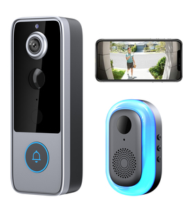 Videoportero Inalámbrico Inteligente con Intercomunicador Bidireccional, Sensor PIR de 720P, Fácil Instalación, Visión Nocturna, Resistente al Agua IP65, Aplicación Tuya 120 - Product Image 1