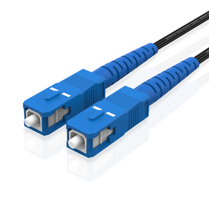 Cable de Fibra Óptica para Exteriores SC a SC Monomodo de 1 Núcleo con 3 Hilos de Acero Reforzados - Product Image 1