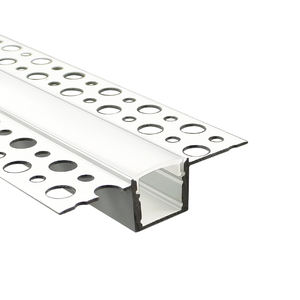 Haute qualité pour les bandes d'éclairage à LED Profil <span class=keywords><strong>Alu</strong></span> extrudé encastré Cloison sèche Extrus Plâtre de canal à LED dans le profil LED en aluminium - Product Image 1