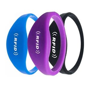 Custom Color Durable RFID Wristbands for Corporate Events Access Control Bulk Reusable Anti-Fade Wholesale