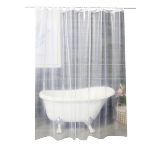 Tenda da Doccia Semi-Trasparente in PEVA con Effetto Occhio di Gatto 3D - Product Image 2