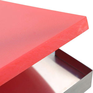 Plan de travail en acier inoxydable robuste avec planche à découper intégrée |   Plan de travail de cuisine commerciale pour restaurant et restauration - Product Image 4