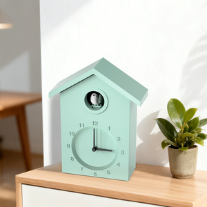 Orologio da Parete a Cucù con Display Analogico, Movimento Silenzioso al Quarzo, Design Tradizionale, Ideale per Matrimoni e Pensionamenti - Product Image 4