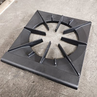 Grille de cuisson robuste en fonte pour marmite, support de poêle en fonte pour équipement de restaurant commercial