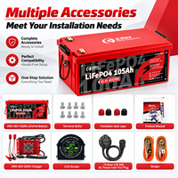 BMS intelligent Bluetooth 250A pour voiturettes de golf avec écran tactile et application, batterie LiFePO4, 6000 cycles, double surveillance, protection complète