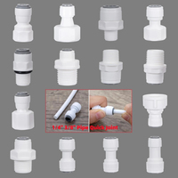 Raccords de filtre pour tuyau de 1/4'' et 3/8'' en POM à surface lisse pour osmose inverse – Pièces de rechange pour couplage d'osmose inverse