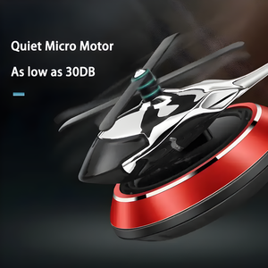 Ambientador de aire de coche moderno de alto rendimiento Diseño de helicóptero solar de metal <span class=keywords><strong>con</strong></span> líquido Perfume de coche nuevo Excelente buen servicio - Product Image 4
