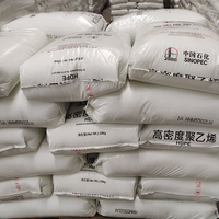 Granulés de matière première plastique HDPE/PP/LDPE vierge et recyclé Sinopec, polyéthylène haute densité