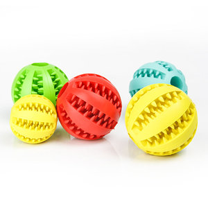Rubber <span class=keywords><strong>Dog</strong></span> Chew Toys Gebitsreiniging Lekkage Voedsel Hond Speelgoed Kauwen Training Bal Voor Hond - Product Image 4