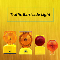Balises lumineuses de signalisation routière solaires à LED jaunes et blanches Samite