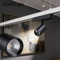 Spot LED magnétique à faisceau étroit pour économie d'énergie, idéal pour l'éclairage de vitrines de musées et de bijouteries
