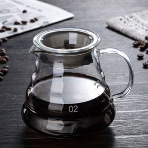 Cafetera de Vidrio de 360ml/600ml/800ml en Oferta, Diseño Popular, Multifuncional, con Elegante Asa y Tapa de Vidrio - Product Image 2