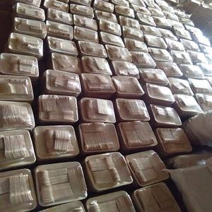 Juego de platos y platos de hoja de palma Areca orgánica Natural 100%, patrón Stealht biodegradable y ecológico - Product Image 3