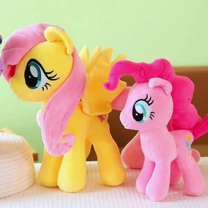 Nouvelle peluche mignonne de <span class=keywords><strong>poney</strong></span> de 30 à 50 cm, jouet en peluche d'animal mignon, coussin, cadeau de couple pour enfants, vente en gros - Product Image 1