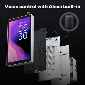 Panel <span class=keywords><strong>de</strong></span> Control Inteligente MOES con Pantalla Táctil <span class=keywords><strong>de</strong></span> 5 Pulgadas, WiFi, Alexa, ZigBee Gateway, OLED, Android, Control Integrado - Product Image 3