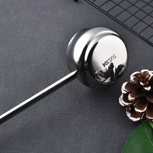 Bán buôn sức mạnh nhà sản xuất sản xuất tại Trung Quốc biểu tượng tùy chỉnh màu đen kim loại dài xử lý đo muỗng - Product Image 5