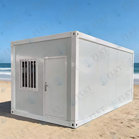 Unité de conteneur plat FLKT résistante aux fortes pluies, anti-humidité, préfabriquée, modulaire, pour habitation, conteneur maritime
