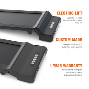 <span class=keywords><strong>Tapis</strong></span> de course électrique compact 3-en-1 avec inclinaison automatique, <span class=keywords><strong>tapis</strong></span> de marche portable pour <span class=keywords><strong>bureau</strong></span>/maison, télécommande, écran LED, 0,75 CV, en acier - Product Image 6