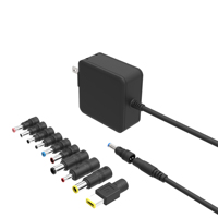 Chargeurs d'ordinateur portable THEONE OEM/ODM 100W Noir Blanc, Câble de chargeur d'ordinateur portable avec prise UK/US/AU/EU, Solution GaN pour le bureau