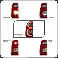 Feux arrière LED complets en gros avec design de lumière d'ambiance et de bienvenue pour Toyota Hilux 2015-2020