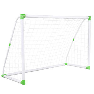 Portería de Fútbol de 6' x 4' con Red, Hebillas y Clavos para el Suelo, para Entrenamiento Deportivo - Product Image 6