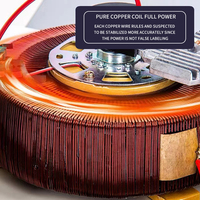 Stabilisateur SVC monophasé 5000W recommandé, régulateur de tension AVR 220V, système de protection de contrôle de température, AC 50Hz TND