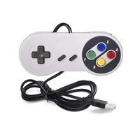 Controlador USB para Gamepad SNES, Joystick para Juegos, Compatible con N SNES, para PC con Windows y Computadoras MAC