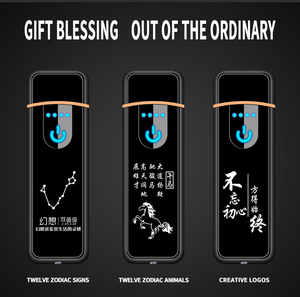 Mini USB Rechargeable <strong>Lighter</strong> Touch-Sensitive Creative Electronic <strong>Cigarette</strong> With Personality Advertising Gift-Giving Christmas