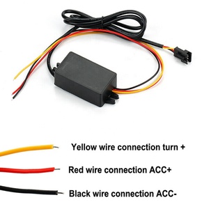 2x <span class=keywords><strong>Universel</strong></span> Flexible Imperméable 16 <span class=keywords><strong>LED</strong></span> Bandes Blanc jaune DRL Lumière - Product Image 5