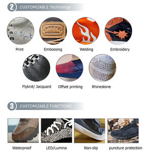 รองเท้าปีนเขาสำหรับเด็กและผู้ใหญ่ วัสดุหนังกลับวัวแท้ ซับในหนังแท้ ตาข่าย ยาง รองเท้าฝึกซ้อม - Product Image 4