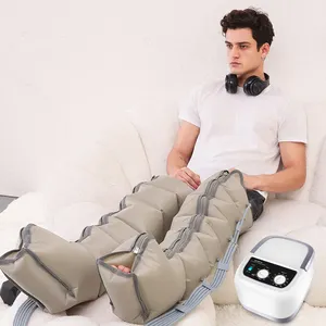 Sports Recovery Lymphatic Drainage Massage Air Pressure Relax Compression Boots Leg Massager For Circulation