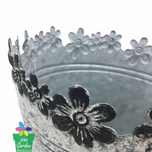 <span class=keywords><strong>Maceta</strong></span> vintage Europea estilo jardín floristería decorativa interior zinc jardín flor bonsái Macetas - Product Image 3