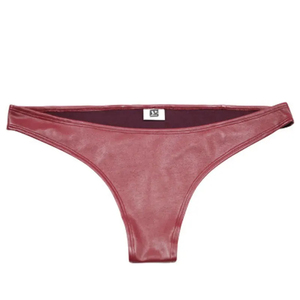 Tanga de látex sexy de talle bajo, micro tanga, lencería erótica, bragas con entrepierna en T, lencería para escenario, lencería sissy, tallas grandes - Product Image 5