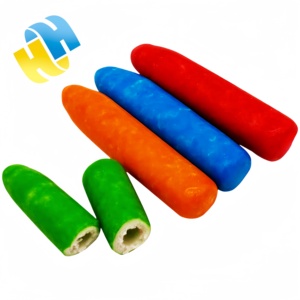Venta al por mayor <span class=keywords><strong>3</strong></span>-en-1 Kids Candy Toy Halal Cartoon Crayon-Shaped <span class=keywords><strong>Bubble</strong></span> <span class=keywords><strong>Gum</strong></span> con sabores de frutas mixtas OEM Packaging - Product Image 6
