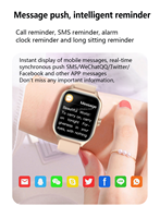 Montre connectée C20 Pro de haute qualité, prix d'usine OEM, appels Bluetooth, suivi de la fréquence cardiaque, suivi de la forme physique, écran HD 1,73 pouces, montre connectée sportive pas chère