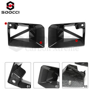 Rejilla de Ventilación Delantera Estilo MP de Fibra de Carbono Seca para BMW G87 M2 Coupé <span class=keywords><strong>2023</strong></span>+, Divisor, Entradas de Aire Delanteras, Conductos, Alerón, Parachoques - Product Image 2