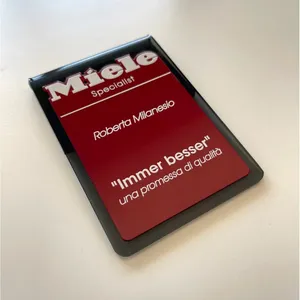 Insignia BADGE AD HOC de aluminio, merchandising personalizado - Product Image 1