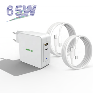 Adaptador de Corriente de 65W de Alta Velocidad Tipo-<span class=keywords><strong>C</strong></span> PD QC2.0 OTP, Delgado, Plegable, Ecológico, Certificado ETL FCC, con Protección OV/<span class=keywords><strong>OC</strong></span>, Enchufe Estadounidense, para Móviles - Product Image 2