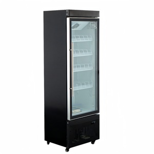 Commercial Beverage Fridge Single Door Upright Display Freezer <b>Refrigerator</b> LSC-318 Supermarket Freezer Glass Door <b>Refrigerator</b> - Product Image 1