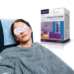 流行产品高品质睡眠更好的自热眼罩温和定制气味干眼蒸汽眼罩CE