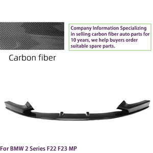 ลิ้นหน้าคาร์บอนไฟเบอร์สไตล์ 2 Series F22 Coupe/F23 Convertible สำหรับปี 2014-2020 - Product Image 5