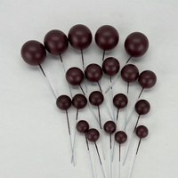 Kuchendekoration Kugeln aus Schaumstoff Einwegartikel für Valentinstag Weihnachten Neujahr Ostern Party Dessert-Zubehör