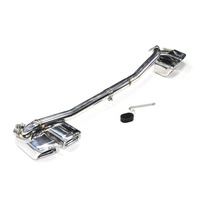 Pour Bzen W204 Classe C C180 C200 C260 et C63, diffuseur, tuyau d'échappement carré, embout d'échappement quadruple, embout de silencieux en acier inoxydable 304, 240MM